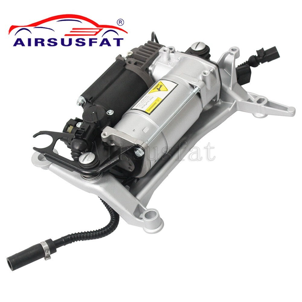Air suspension compressor pump 4L0698007B with bracket for Audi Q7 2006-2015