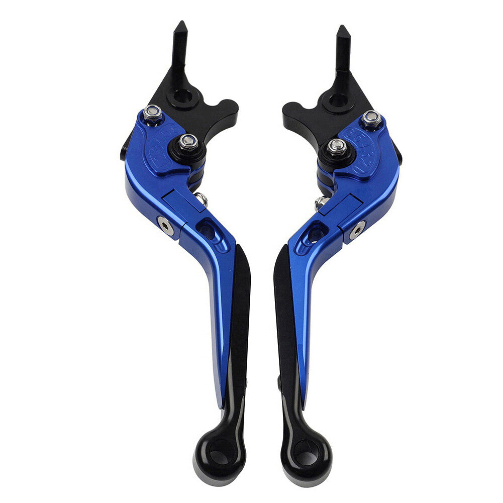 Folding Extendable Brake Clutch Levers for Honda CB1100/GIO special/EX/RS Blue
