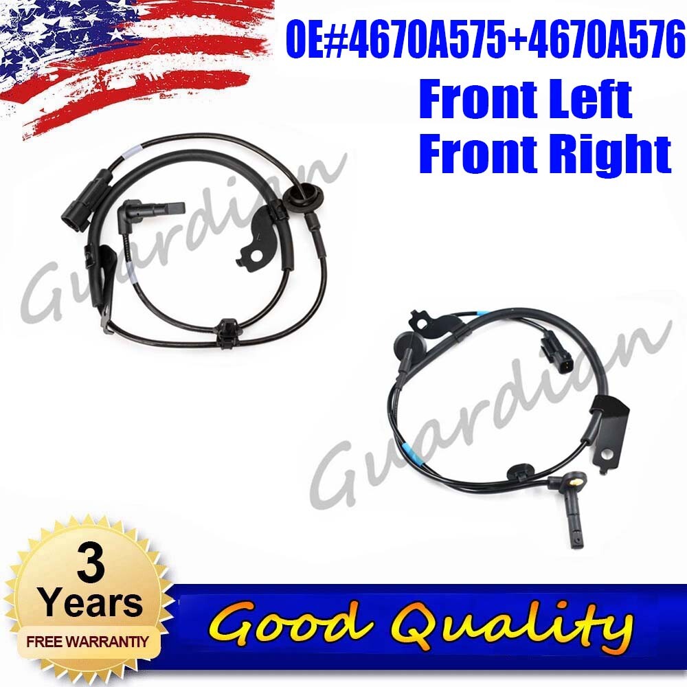 new right front + left ABS speed wheel sensor 4670A575 4670A576 for Mitsubishi .