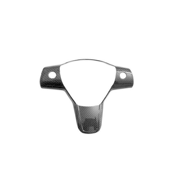 Carbon ABS Steering Wheel Button Cover Trim 1pcs for Tesla Model 3 Y 2017-2023