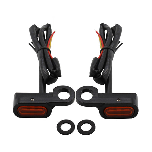 Black Universal for Mini LED Front Turn Signal Light Run Indicator Lamp for BMW R18