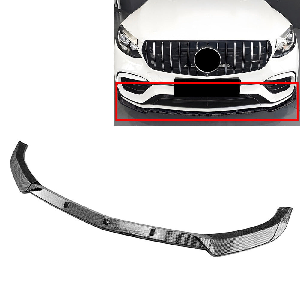Front Bumper Lip Spoiler for Mercedes-Benz GLC63 X253 Pre-facelift 2016-2019