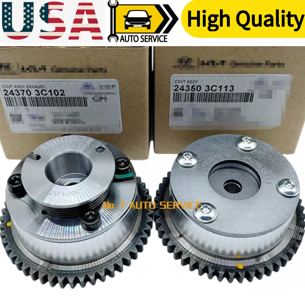 2PC CVVT Assembly for Hyundai SantaFe for Kia Veracruz Sorento 243503C113+243703C100