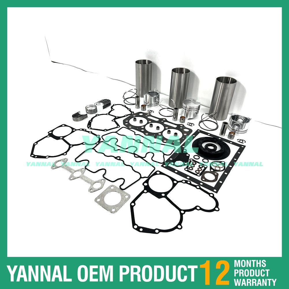 Engine overhaul and rebuild kit with washer bearing kit for Shibaura S773L engine