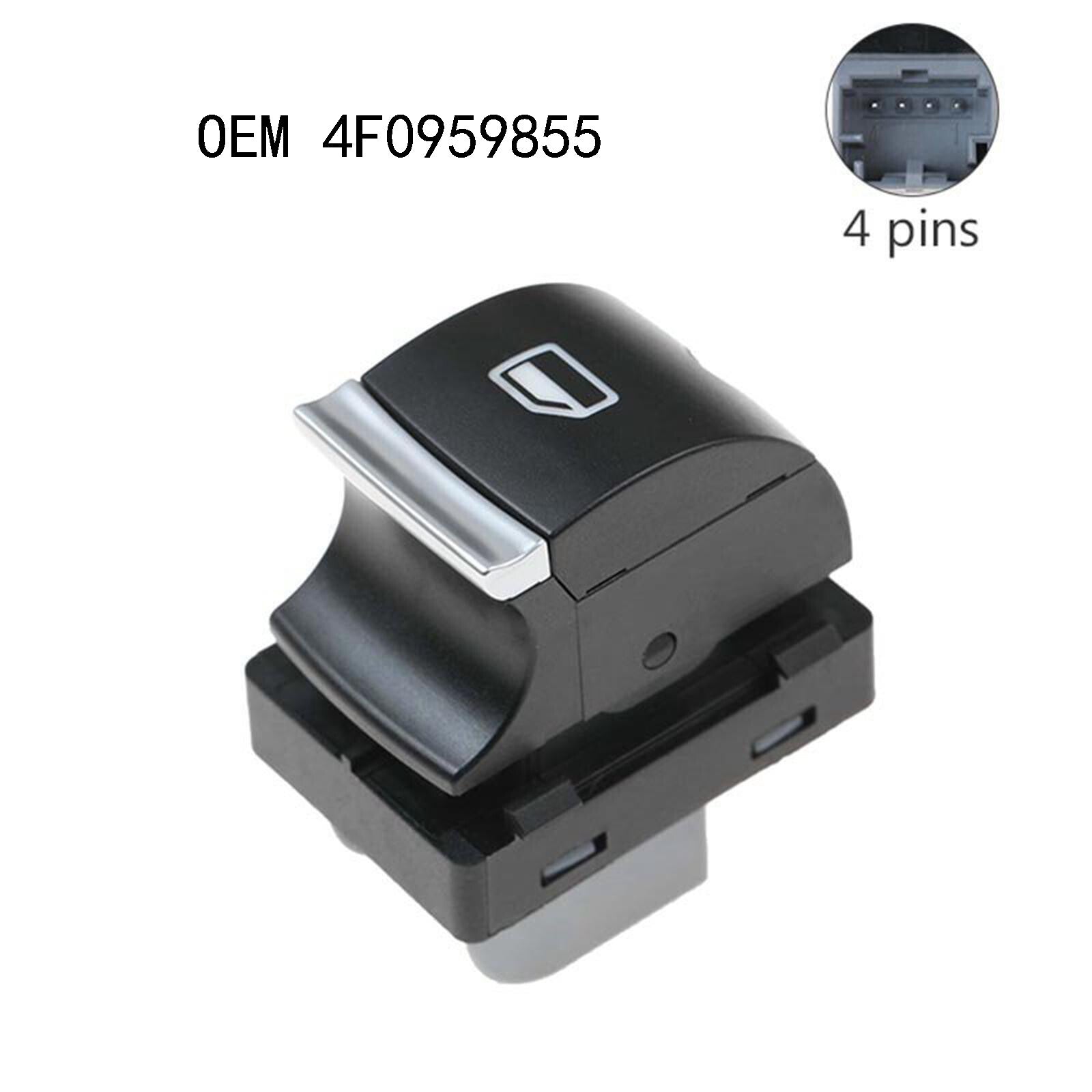 for Audi A3 A6 S6 Q7 New Power Window Switch Driver Passenger Each 4F0959855A