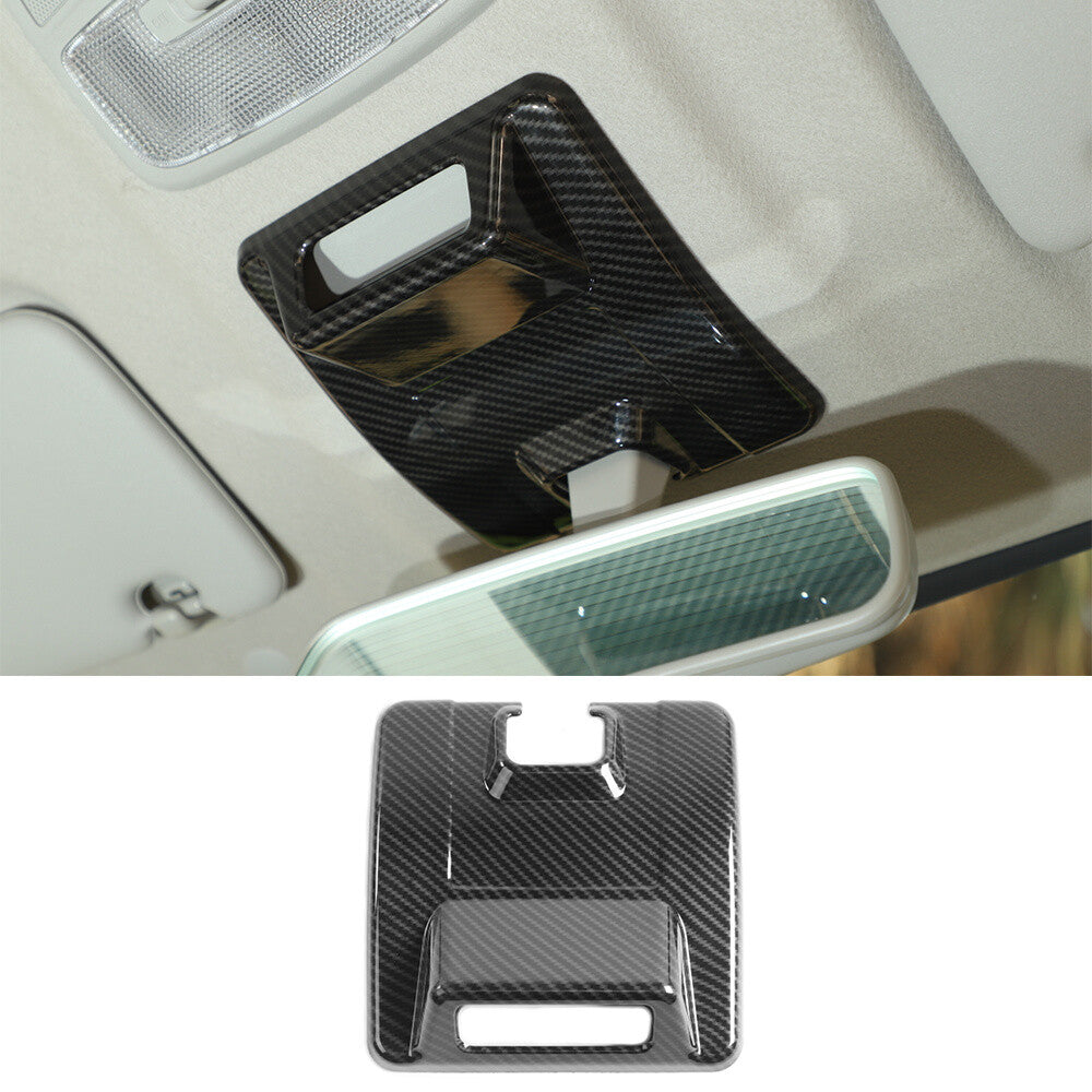 Carbon Fiber ABS Interior Rearview Mirror Base Panel Trim for Suzuki for Jimny 2019+