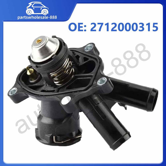 The thermostat housing is suitable for Mercedes-Benz SLK250 C250 1.8L 2.0L 2012-2015 2712000315