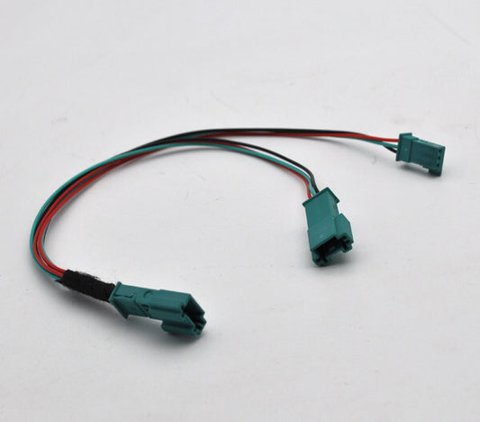 Illuminated LED AC/Radio cupholder Y-adapter splitter for BMW F30 3 4 M3 M4 LCI