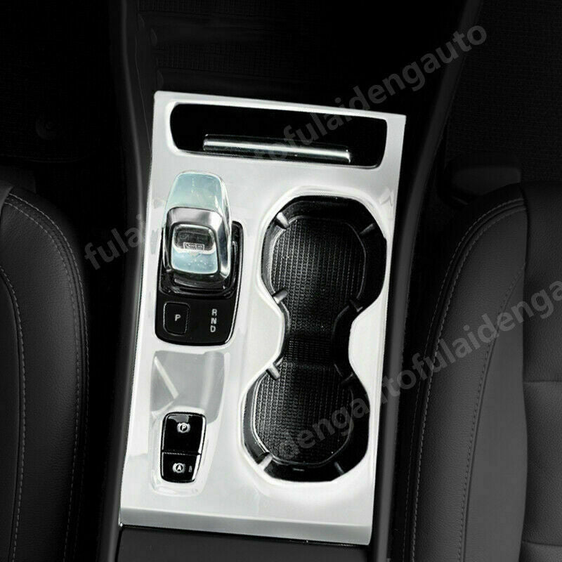 for Volvo XC40 2018-2022 Silver Interior central console gear shift panel trim