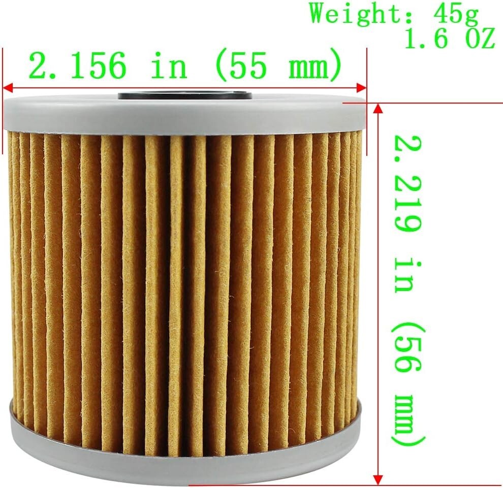 4xOil Filter for KAWASAKI KLR600 KL600 1984-1990 KLR650 KLR 650 CAMO 1987-2016