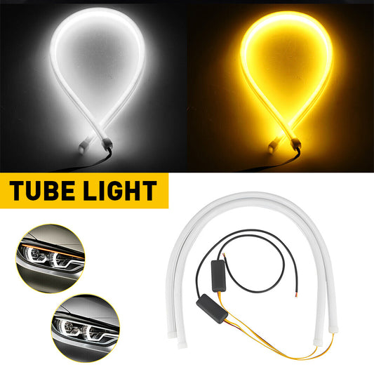 2 x 60cm LED light source DRL light source white light bright ...