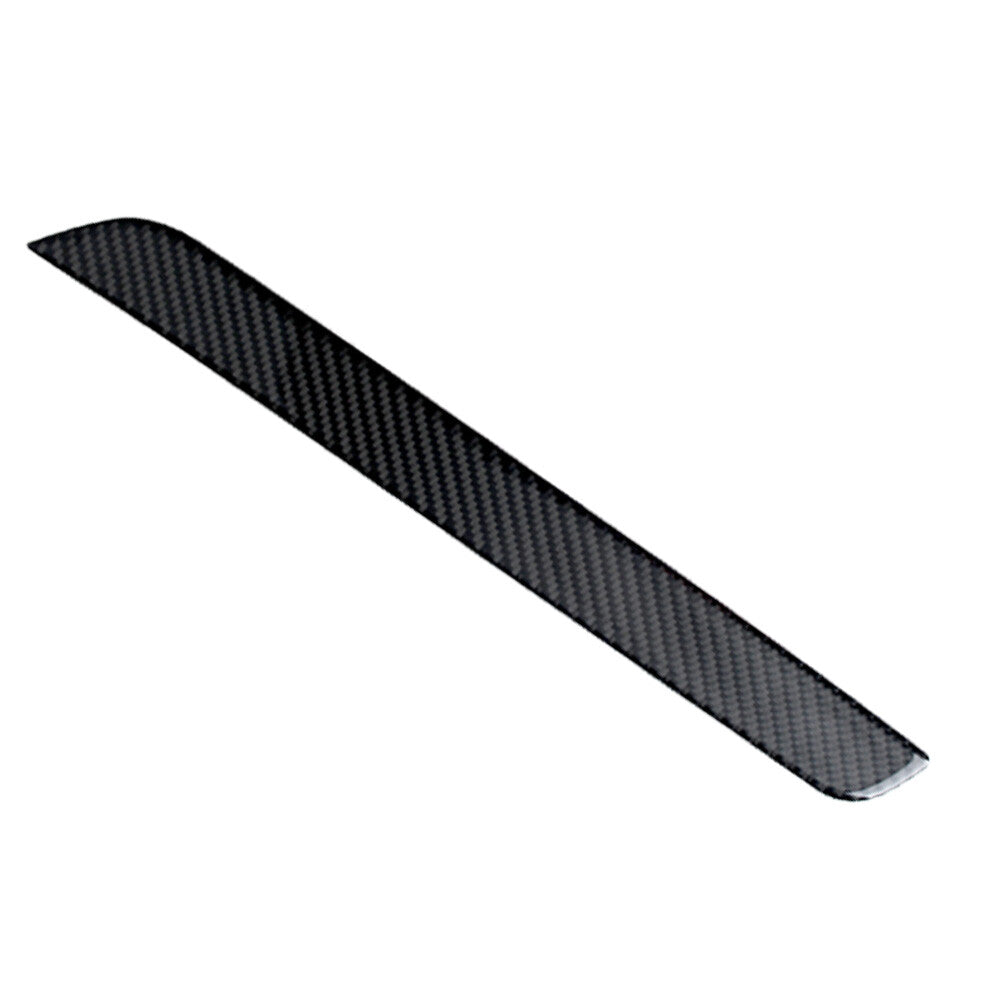 Black Carbon Fiber Storage Box Strip Cover Trim for Ford Explorer 2013-2019