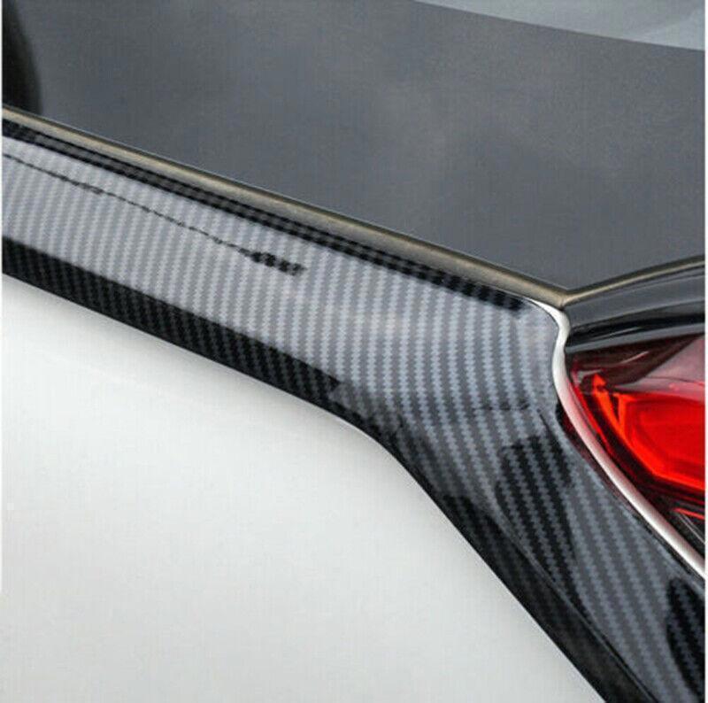 for Toyota RAV4 19-2023 Carbon Fiber Rear Door Trunk Lid Tailgate Strip Trim 1X