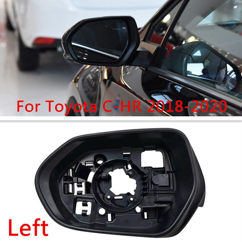 Left Side Rearview Door Mirror Cover Housing Fit for Toyota C-HR 2018 2019-2020