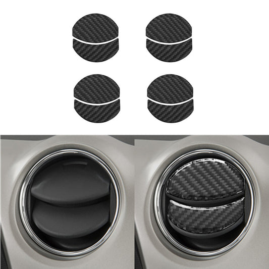 8X Carbon Fiber Front Air Vent Frame Cover Trim for Toyota Matrix 2009-2014