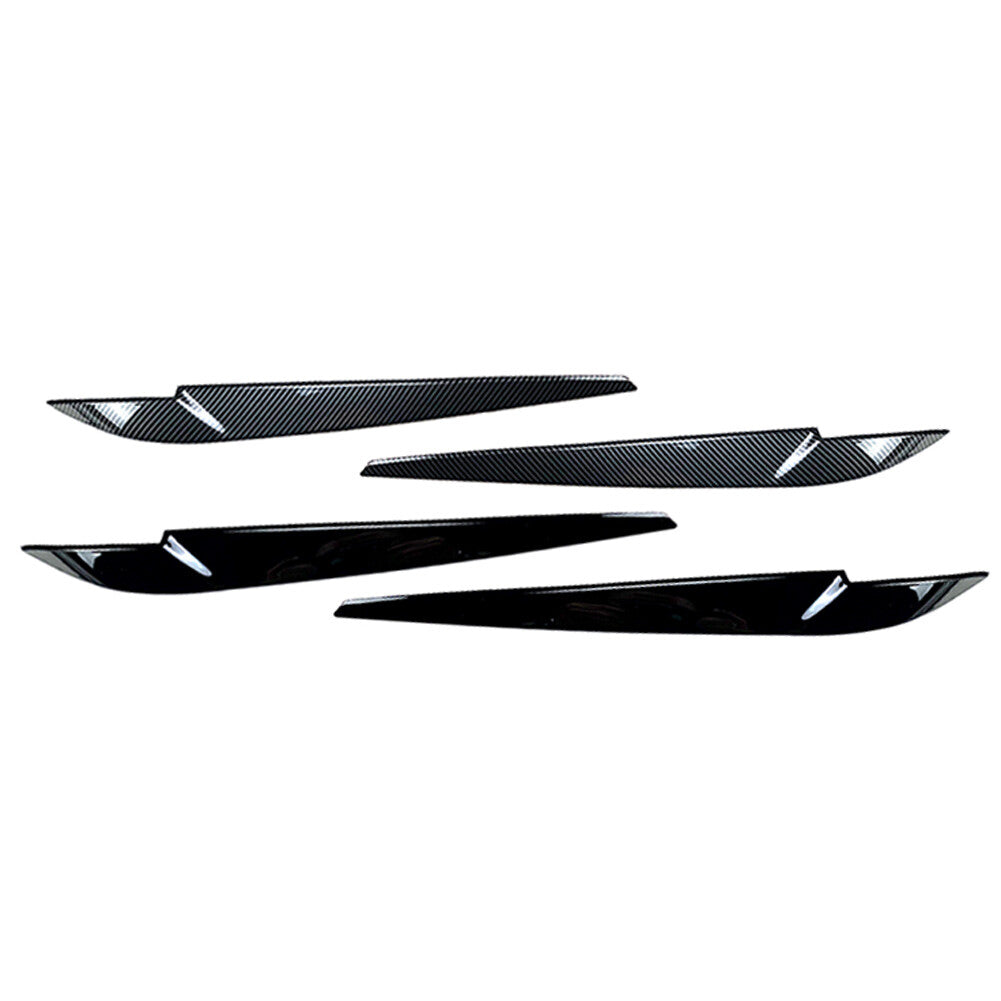 Front Headlight Eyebrow Lamp Brow Cover Trim Fit for BMW X5 F15 X6 F16 2014-2018 Car