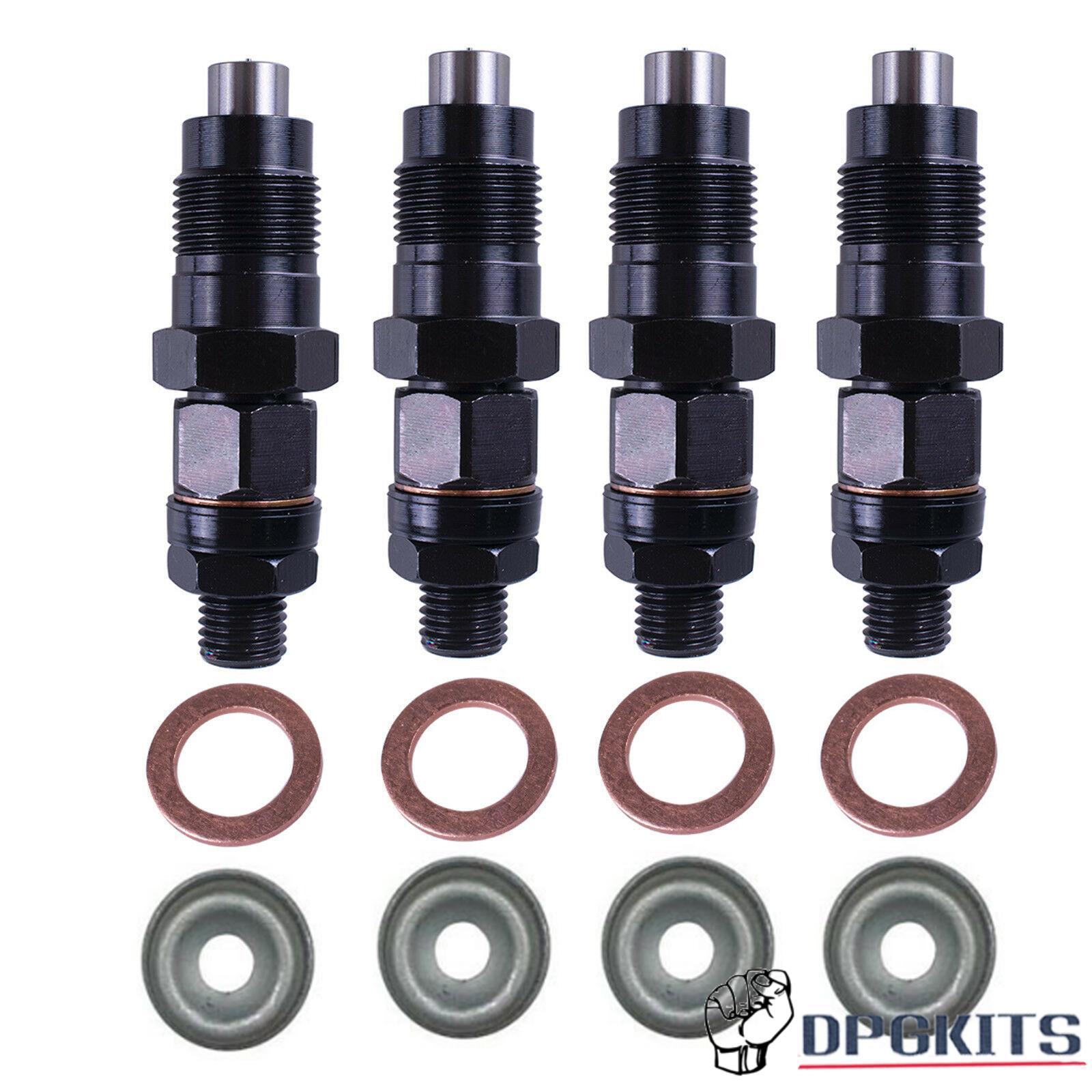 4Pcs TD27 Engine Fuel Injectors Set for Nissan Navara D21 2.7L 16600-43G23