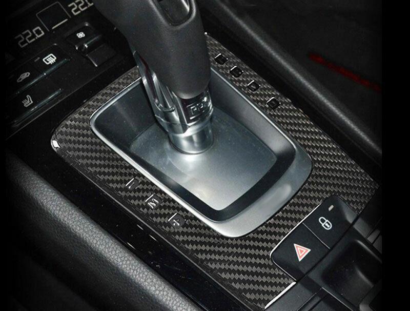 for Porsche 911 2012-2018 Dry Carbon Fiber Middle Console Gear Shift Frame Trim