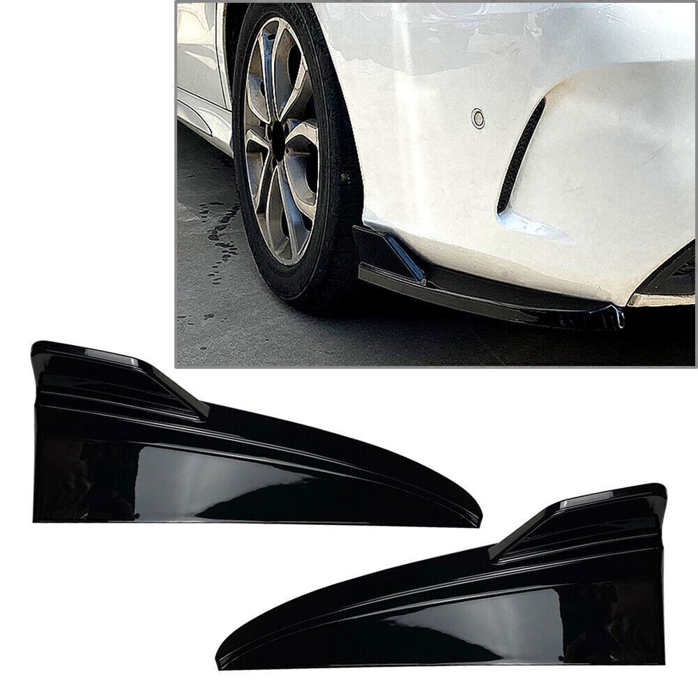 Rear Bumper Vent Side Kit for Mercedes-Benz C-Class W205 C43 C63 2015-2021 Black