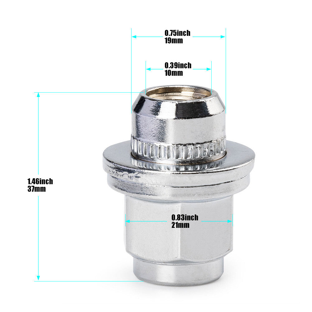 2-Piece Wheel Set LUG NUT 90080-17039, Suitable for Toyota for Lexus ES300h GS350, new 90942-01033