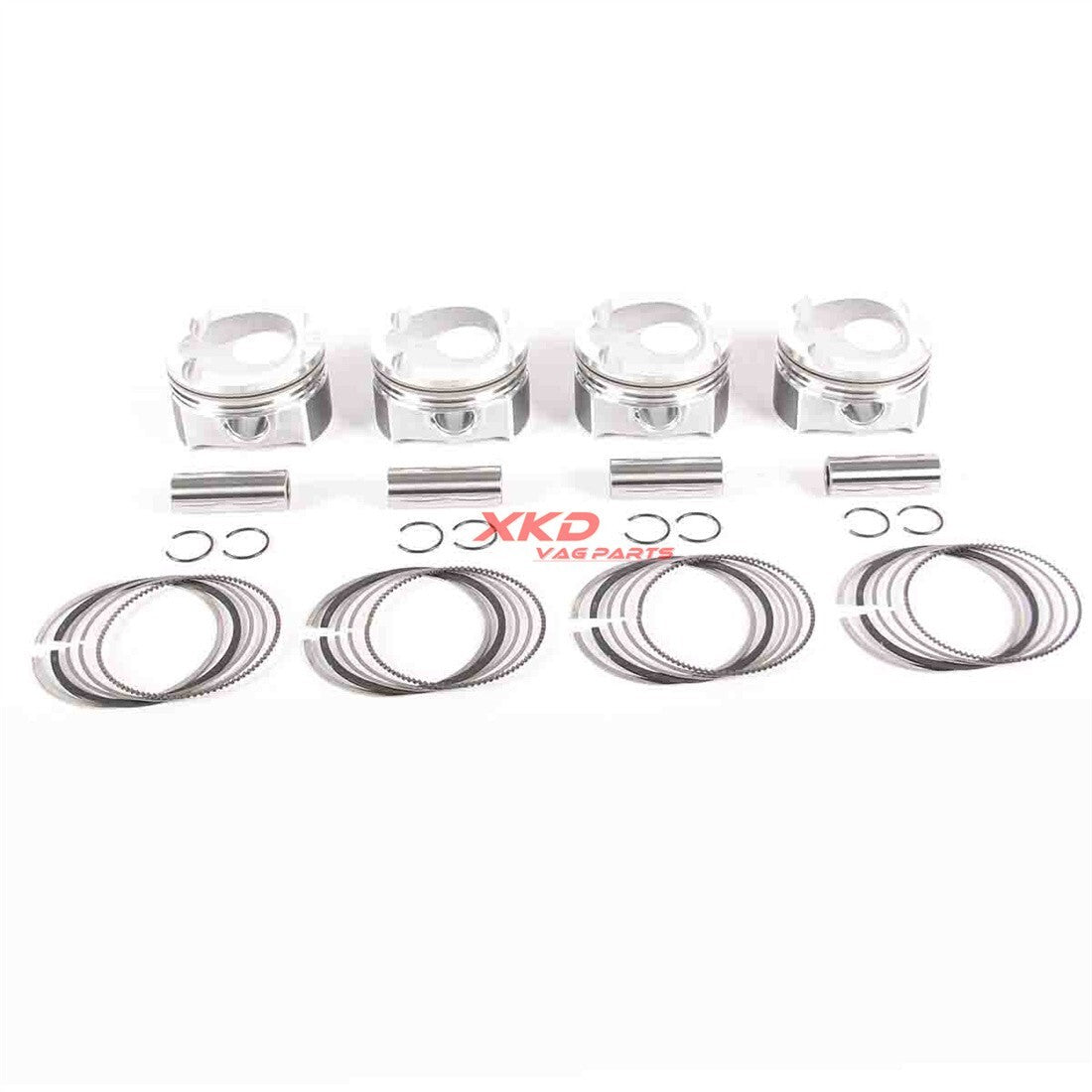 1.8T Pistons Rings Kit Fit for Mercedes Benz C200CGI C250 E200 SLK200 M271
