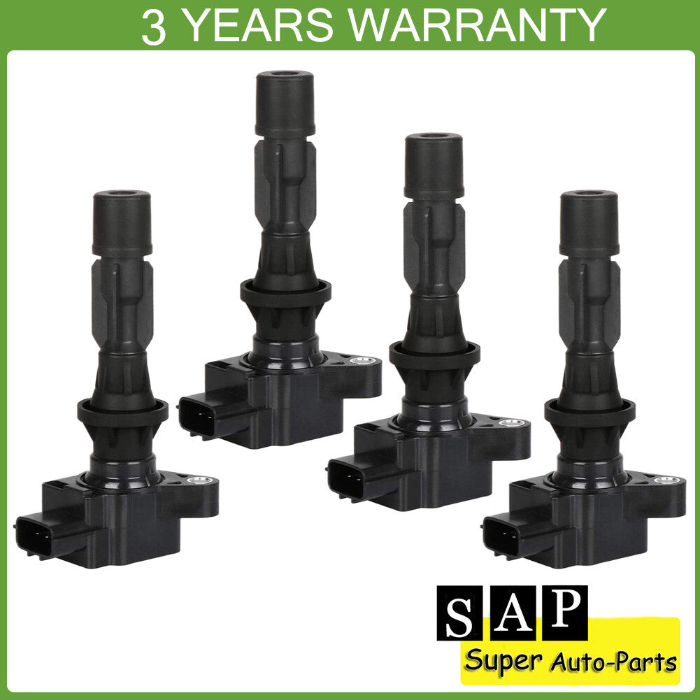 Set of 4 Ignition Coil UF540 for Mazda 3 MX-5 Miata 6 CX-7 06-12 2.0L 2.3L 2.5L