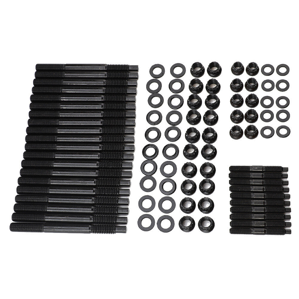 12-Point Cylinder Gasket Head Stud Kit for Chevy LS1 LS3 2004+ 5.3L 5.7L 6.0L