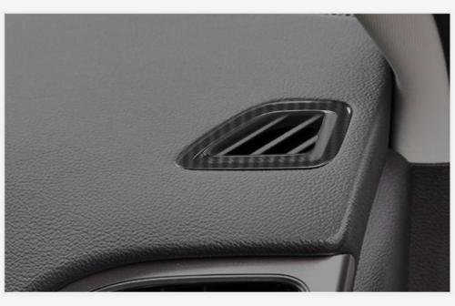 for Jeep Cherokee 2014-2020 Carbon Fiber Dashboard Upper Air Outlet Vent Trim 2