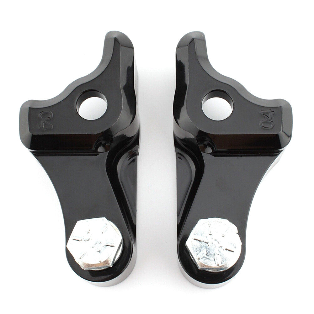 Rear Shock Absorber 1 Lowering Kit Pair for Harley Touring FLHX FLHR FLHT Black