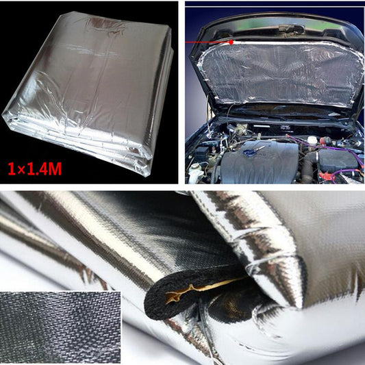 Underlay 5mm Heat Shield Sound Boat Car Suv Hood Noise Control Mat Deadening Pad