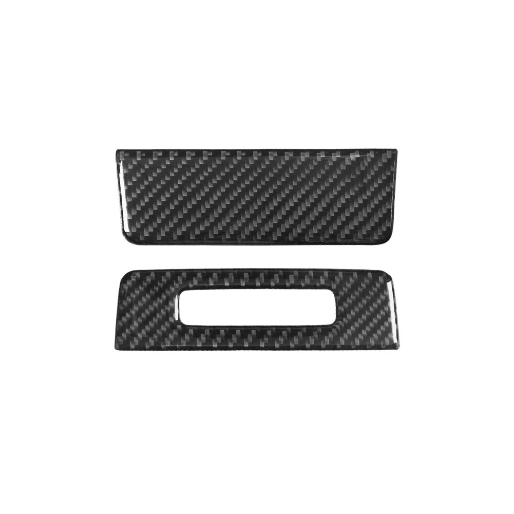2X Carbon Fiber Rear Console Panel Trim for Land Rover Discovery Sport 2015-2019