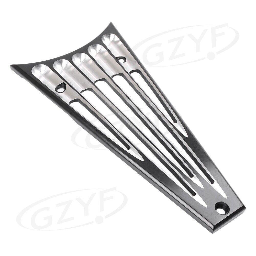 CNC Billet Frame Grille Grill Cover Aluminum Black for Harley Touring FLHR FLHX