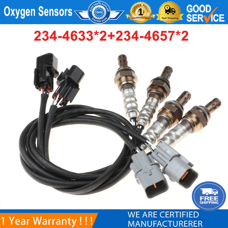 4-pack for Mitsubishi Montero Sport 97-04 Montero Oxygen 02 Sensor (Front and Rear - New)