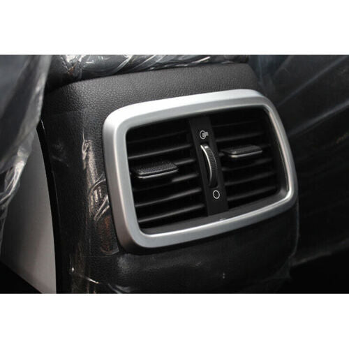 for Kia Sorento 2016-2020 Silver Inner Rear Armrest Air Vent Outlet Cover Trim