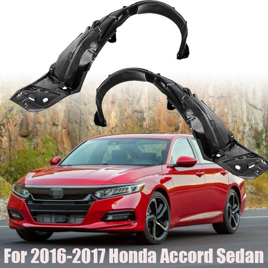 Fender Liners Set Front Left and Right For 2016-2017 for Honda Accord Sedan