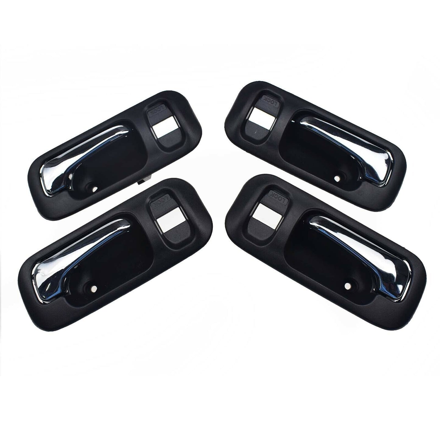 for Honda Odyssey 1995-1998 CR-V 1997-2001 Interior Door Handles 4PCS Black NEW