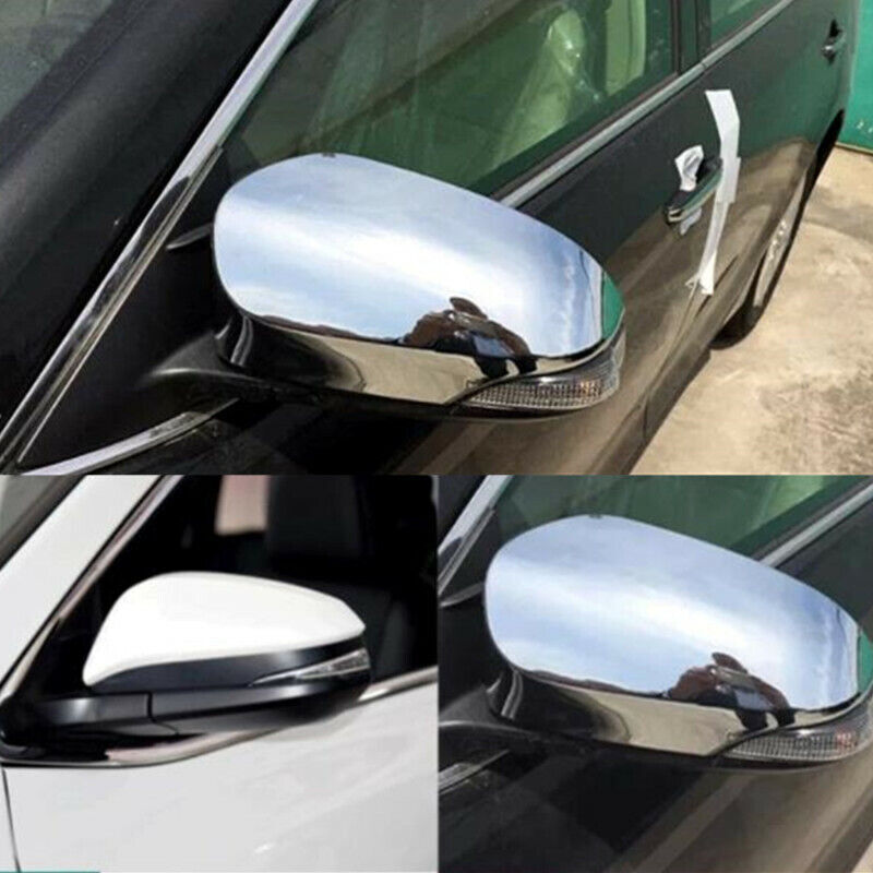 for Toyota for Camry 2012-2017 Chrome Door Mirror Overlay Rear View Cover cap Trim