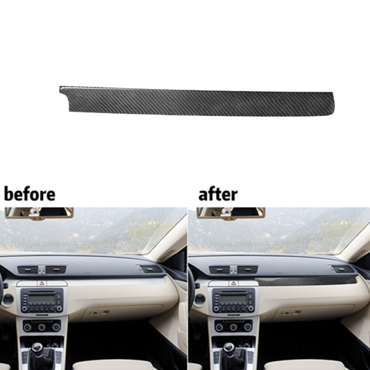 Carbon Fiber Passenger Dashboard Trim Panel for Volkswagen for Passat 2006-2011