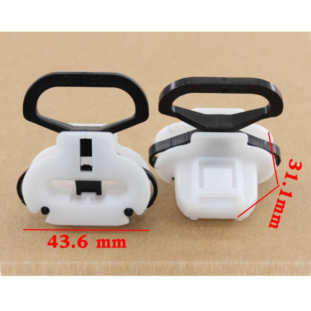 2 Car Rear for Seat Fixing Point Grommet Clips for Mitsubishi