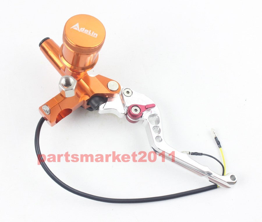 Adelin CNC PX-2 Brake Clutch Levers Master Cylinder For Ruckus Zoomer 7/8 orange