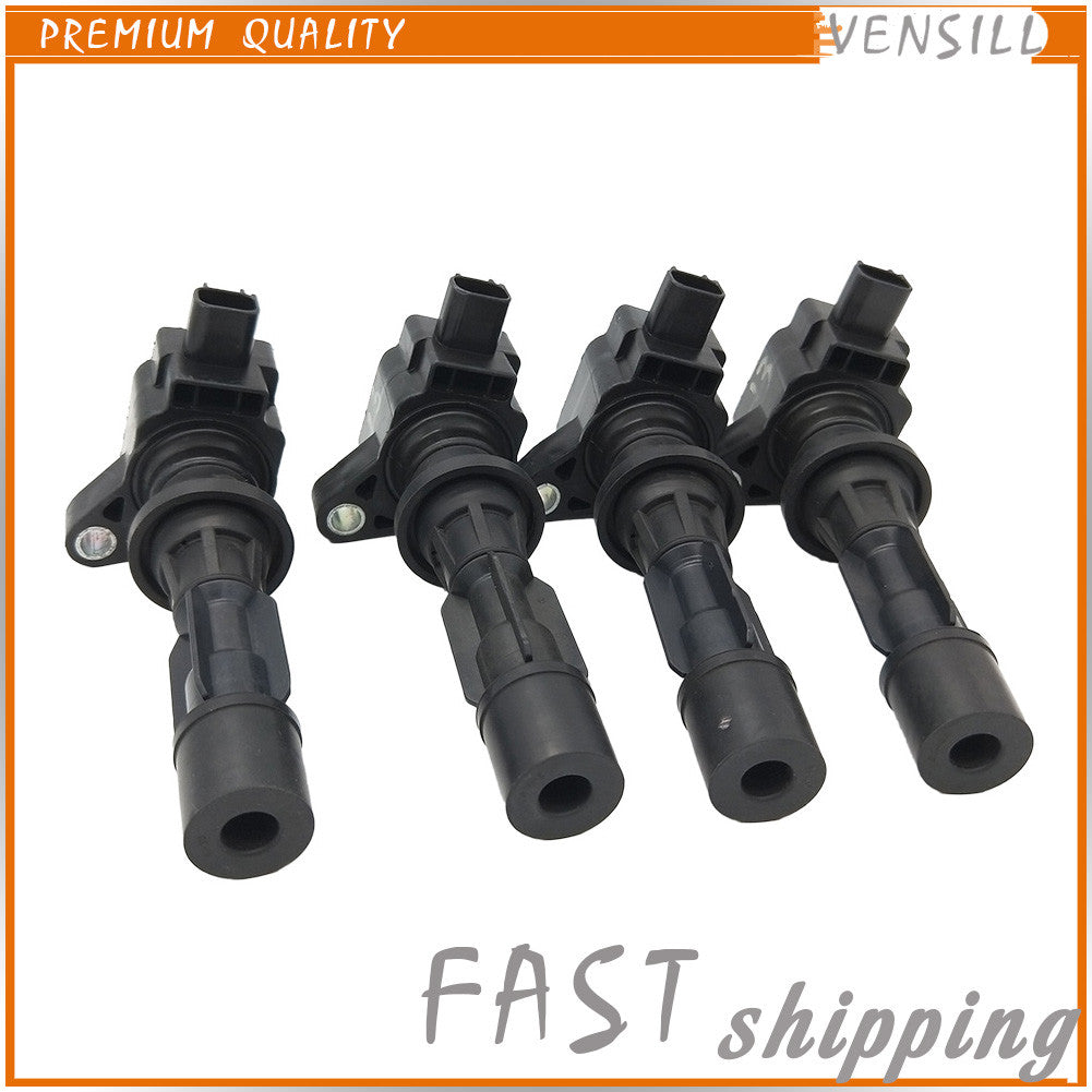 4PCS Ignition Coil Pack 6E5G-12A366 for Ford Fusion for Mercury Milan 2.3 4cyl 3.0L