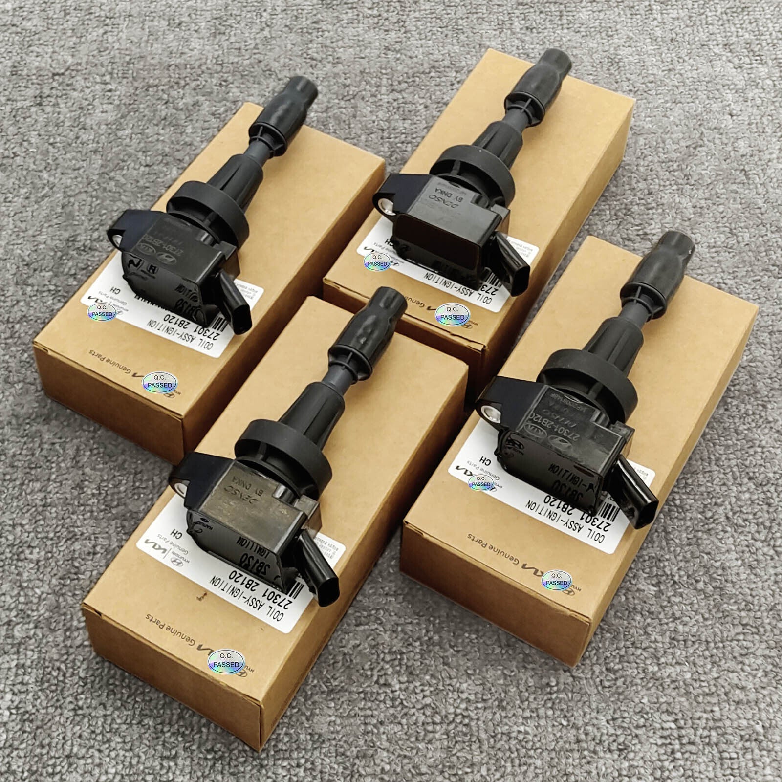 IGNITION COIL 4 pieces 15-18 for ELANTRA SONATA for TUCSON OPTIMA SOUL 27301-2B120