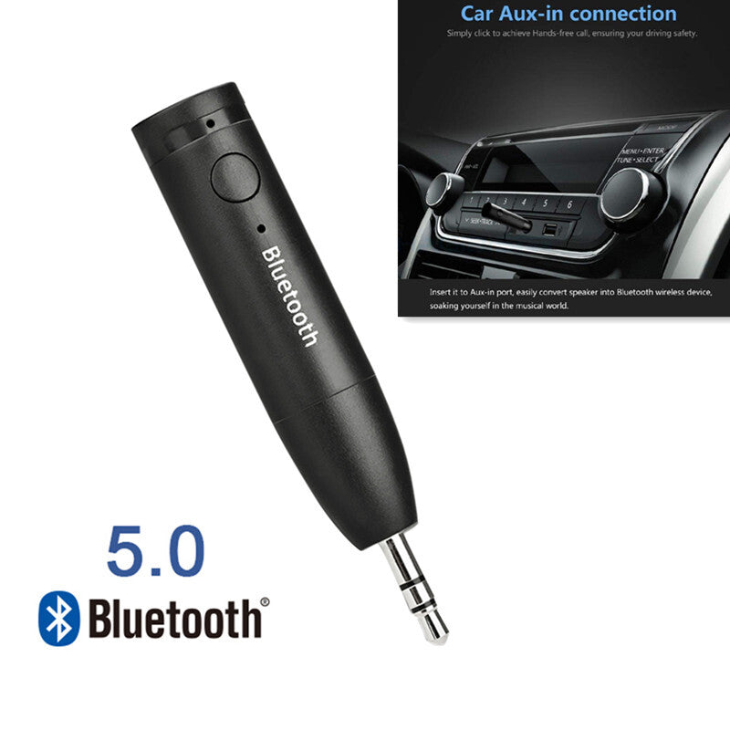 Car 3.5mm Bluetooth Receiver Wireless AUX Handsfree Stereo Music Audio Adapter