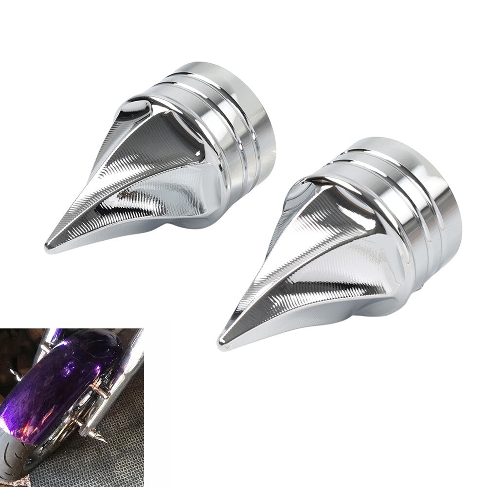 Front Axle Nut Cap Cover FITS for Harley Touring Road Street Glide Softail Sportster