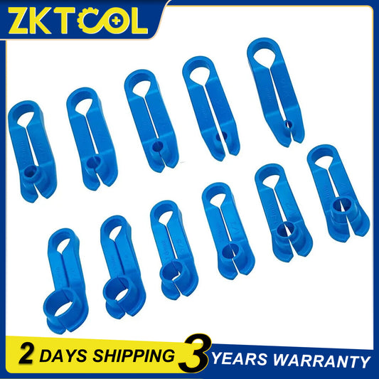 11Pcs Car AC Fuel Line Disconnect Tool Angled Quick Disconnect Tool Set 11 Sizes