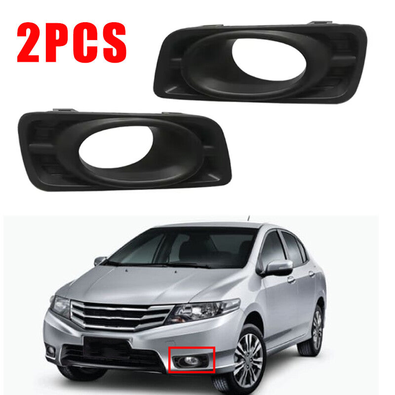 1Pair for Honda City 2012 2013 2014 Front Bumper Light Decorative Cover Grille