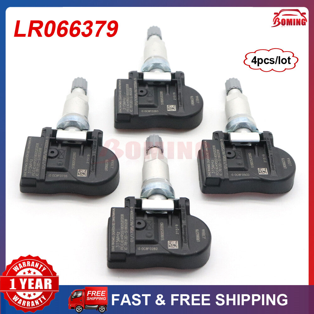 4x TPMS Tire Sensor for Land Rover for Range Rover for Jaguar XJ XF 315MHz LR066379