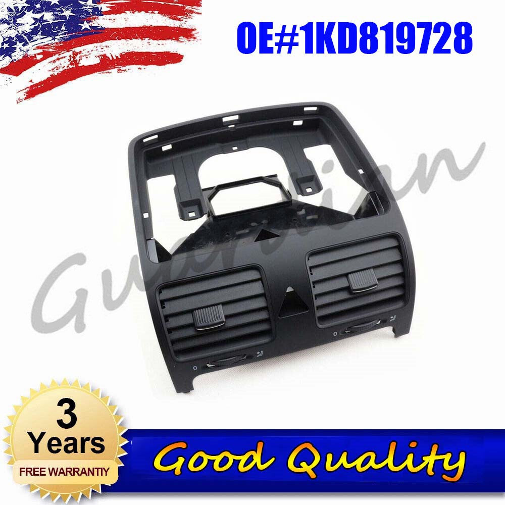 Black front center dashboard air vent 1KD819728 suitable for Volkswagen for Golf MK5