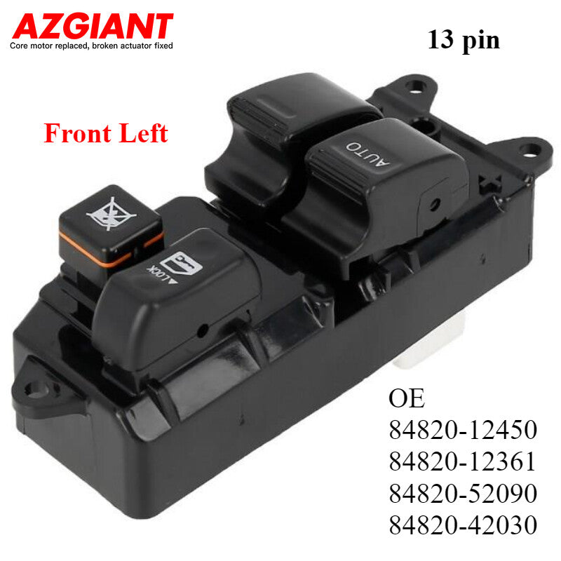 Power Window Switch Front Left Driver Side for Toyota for Corolla Compact E11