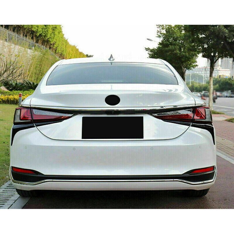 for Lexus ES350 300H 250 19-22 Black Rear Tail Light Lamp Moulding Cover Trim 4x